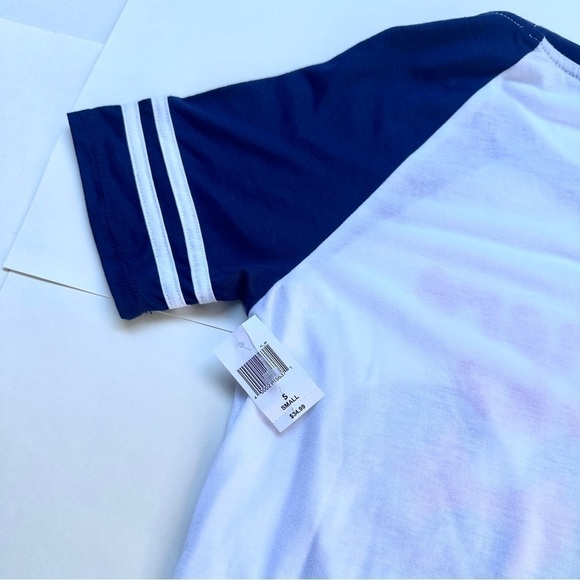 Disney Parks “I’m Here For The Ears” Striped Baseball Style Tshirt NWT - Picture 6 of 10